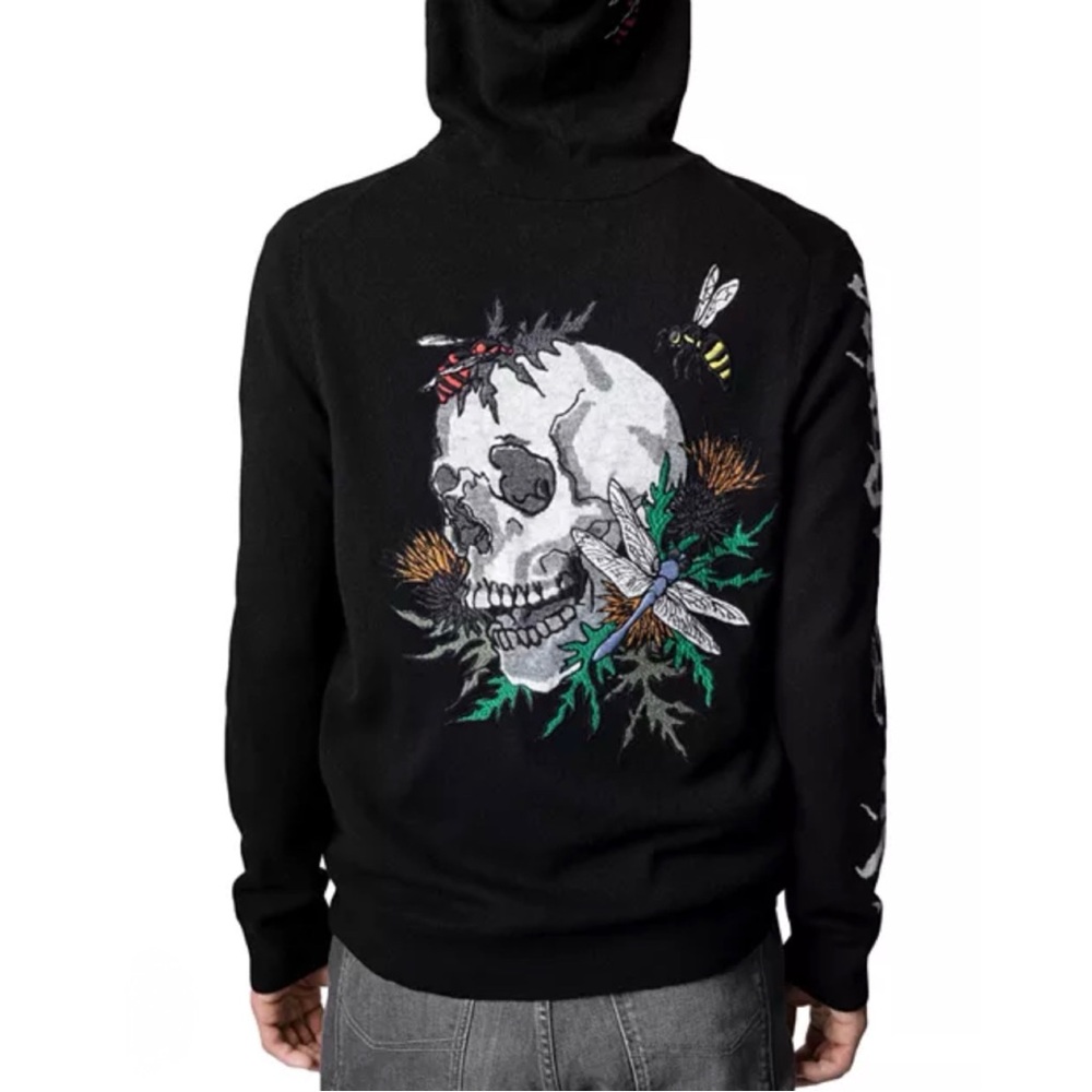 Zadig & Voltaire Art Is Hope Skull Hoodie